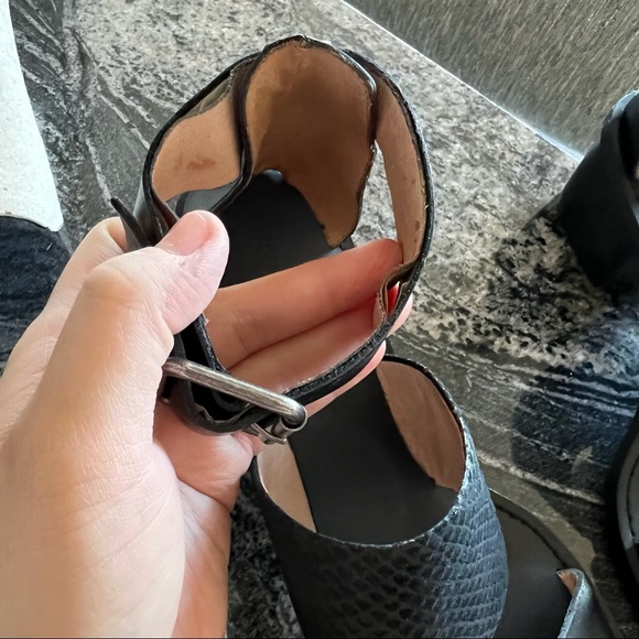 Madewell double Strap block heel Sandal - Picture 5 of 5